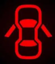 Khi động cơ xe ô tô đã khởi động, bảng đồng hồ xuất hiện ký hiệu như hình vẽ dưới đây là báo hiệu tình trạng gì của xe ô tô? Bộ 600 câu hỏi mới trong sát hạch lái xe từ 01/06/2025