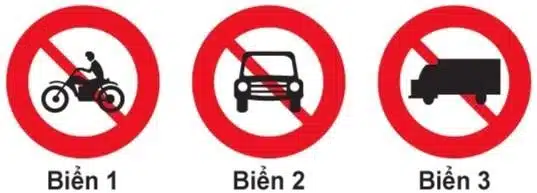 Khi gặp biển nào thì xe mô tô hai bánh được đi vào? Khi gặp biển nào thì xe mô tô hai bánh được đi vào?