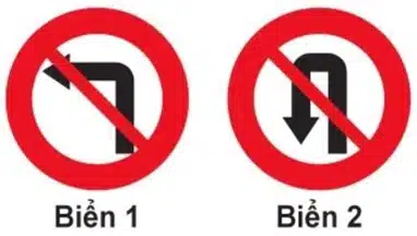 Khi gặp biển nào xe được rẽ trái? Khi gặp biển nào xe được rẽ trái?