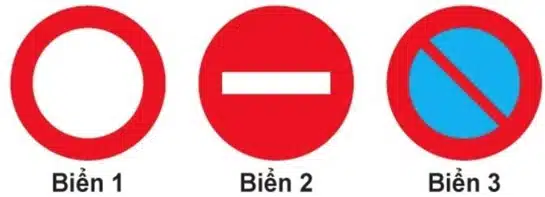 Biển nào là biển "Cấm đi ngược chiều"? Biển nào là biển "Cấm đi ngược chiều"?