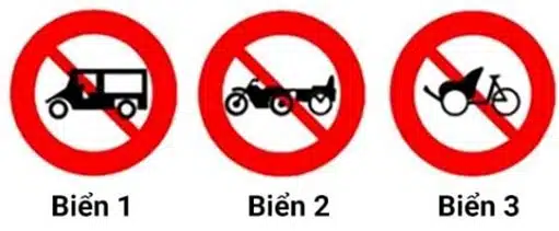 Gặp biển nào xe xích lô được phép đi vào? Gặp biển nào xe xích lô được phép đi vào?