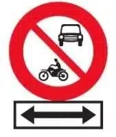 Biển này có hiệu lực đối với xe mô tô hai bánh, ba bánh chở hàng không? Biển này có hiệu lực đối với xe mô tô hai bánh, ba bánh chở hàng không?