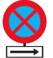 Theo hướng bên phải có được phép đỗ xe, dừng xe không? Theo hướng bên phải có được phép đỗ xe, dừng xe không?