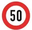 Số 50 ghi trên biển báo dưới đây có ý nghĩa như thế nào? Số 50 ghi trên biển báo dưới đây có ý nghĩa như thế nào?
