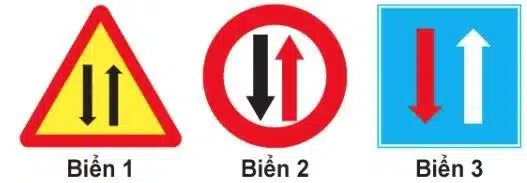 Biển nào chỉ dẫn "Được ưu tiên qua đường hẹp"? Biển nào chỉ dẫn "Được ưu tiên qua đường hẹp"?