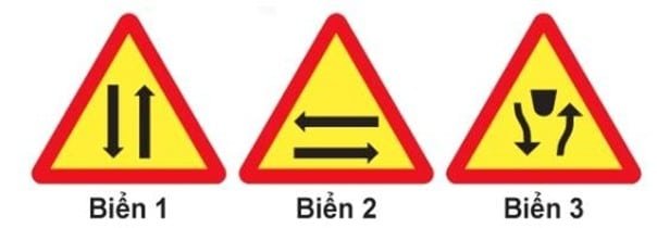 Biển nào báo hiệu "Đường đôi"?