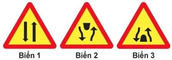 Biển nào báo hiệu "Đường đôi"?