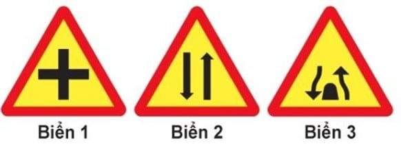 Biển nào báo hiệu "Đường hai chiều"?