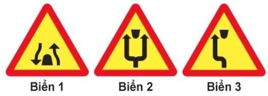 Biển nào báo hiệu "Chú ý chướng ngại vật"?