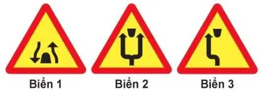 Biển nào báo hiệu "Chú ý chướng ngại vật"? Biển nào báo hiệu "Chú ý chướng ngại vật"?