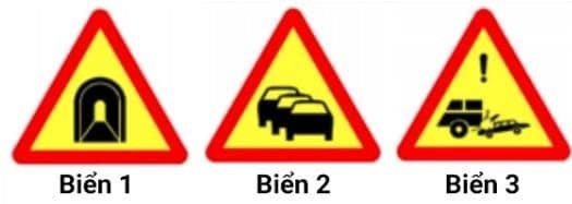 Biển nào dưới đây báo hiệu đoạn đường hay xảy ra ùn tắc giao thông?