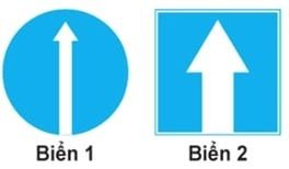 Biển nào báo hiệu "Đường một chiều"?