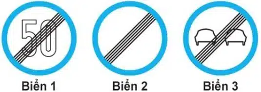 Biển nào dưới đây báo hiệu hết cấm vượt? Biển nào dưới đây báo hiệu hết cấm vượt?