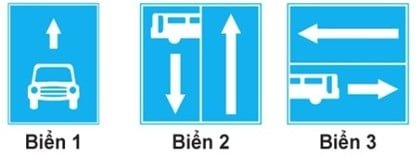 Biển nào báo hiệu "Rẽ ra đường có làn đường dành cho ô tô khách"?