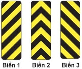Trên đường cao tốc, gặp biển nào thì người lái xe đi được cả hai hướng (bên trái hoặc bên phải) để tránh chướng ngại vật?