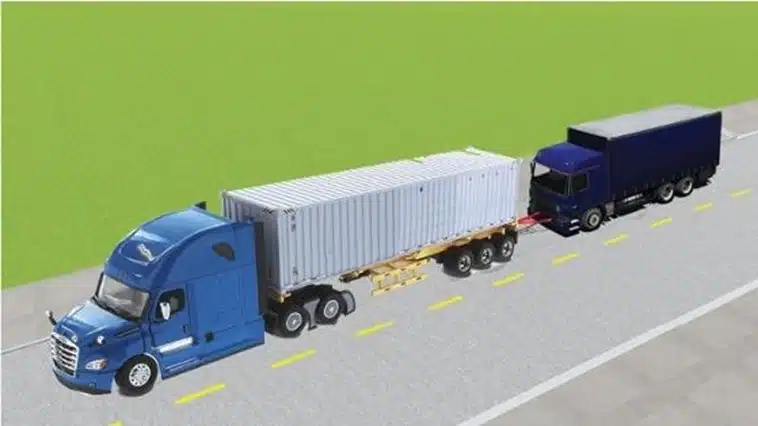 Bộ 600 Câu Hỏi Sát Hạch Lái Xe Cơ Giới Đường Bộ Năm 2025 153 Câu 518. Xe kéo nhau trong trường hợp này đúng quy định không?